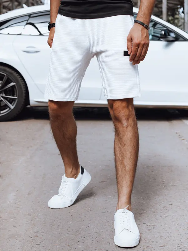 DStreet Бели мъжки спортни панталони Dstreet