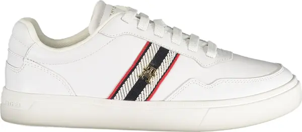 Tommy Hilfiger Бели ниски маратонки с райета