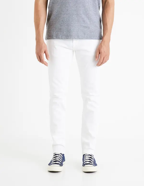 Celio Бели slim fit дънки Celio