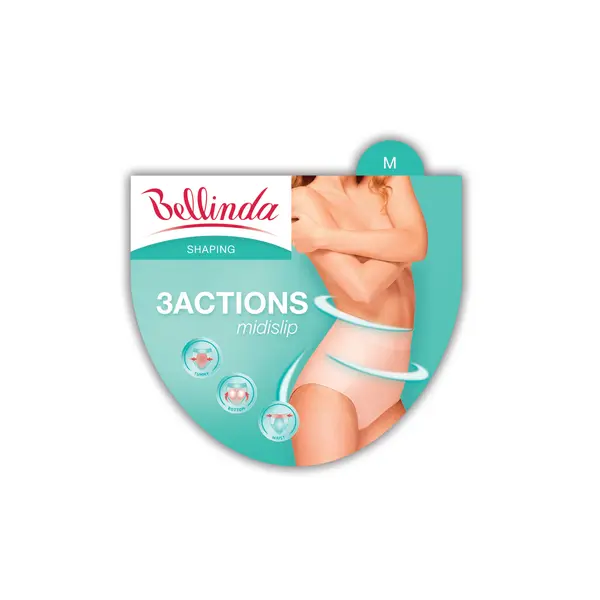 Bellinda Bellinda 3ACTIONS MIDISLIP - Shaping Women's Panties - Nude