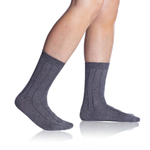Bellinda Bellinda BAMBOO CASUAL UNISEX SOCKS - Winter bamboo socks - gray highlights