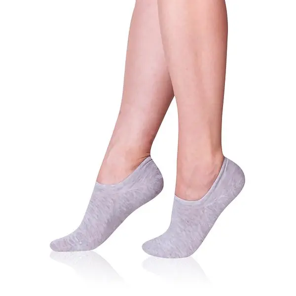 Bellinda Bellinda BAMBOO SNEAKER SOCKS - Women's socks invisible - grey