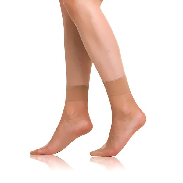 Bellinda Bellinda DIE PASST SOCKS 20 DEN - Women's tights matte socks - almond
