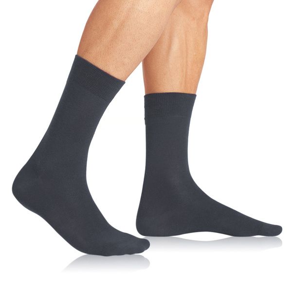 Bellinda Bellinda GENTLE FIT SOCKS - Men's Socks - Gray