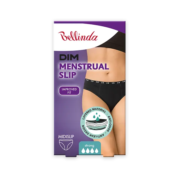Bellinda Bellinda MENSTRUAL SLIP STRONG - Night and day menstrual panties - black