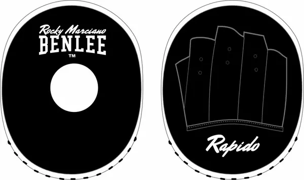 Benlee Бенли тренира боксови лапи