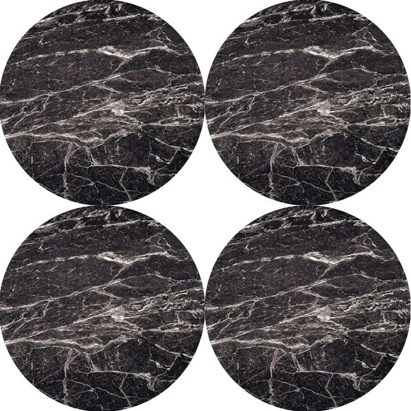 Bertoni Home Bertoni Home Unisex's 4 Round Table Pads Set Sumatra