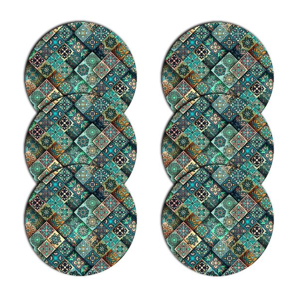 Bertoni Home Bertoni Home Unisex's 6 Round Table Pads Set Estera