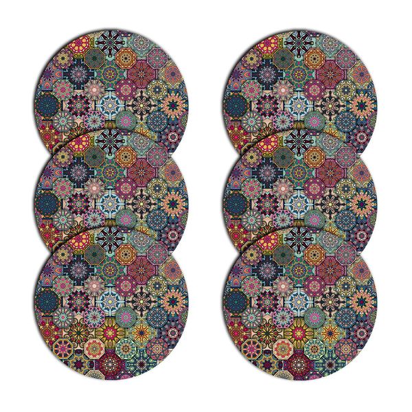 Bertoni Home Bertoni Home Unisex's 6 Round Table Pads Set Valencia
