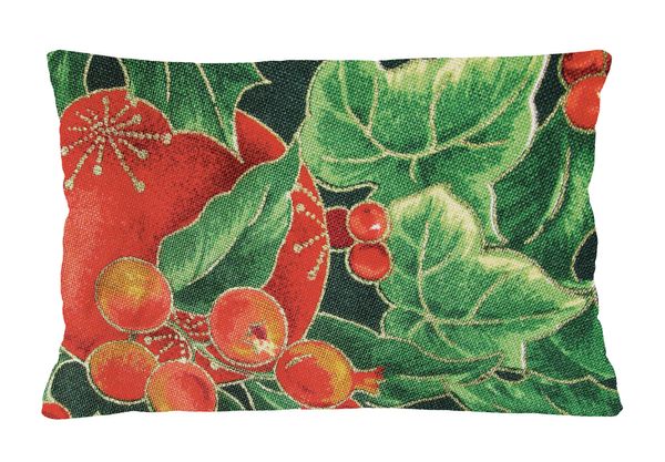 Bertoni Home Bertoni Home Unisex's Rectangular Pillow Holly Berry