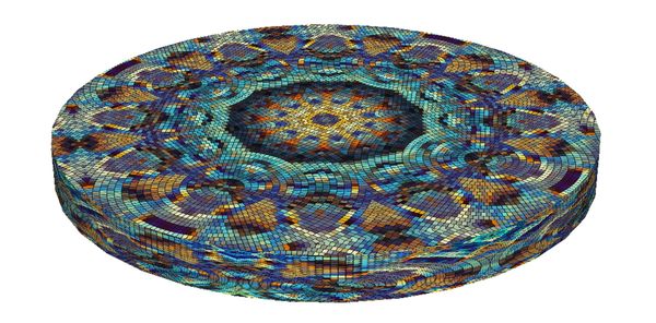 Bertoni Home Bertoni Home Unisex's Ring Chair Cushion Barcelona