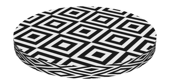 Bertoni Home Bertoni Home Unisex's Ring Chair Cushion Diamond