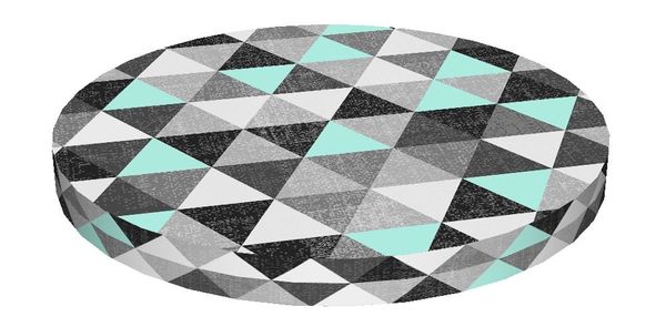 Bertoni Home Bertoni Home Unisex's Ring Chair Cushion Figaro