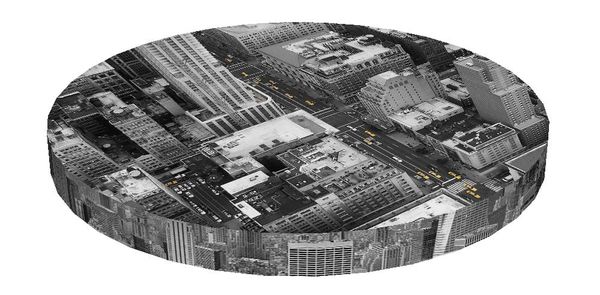 Bertoni Home Bertoni Home Unisex's Ring Chair Cushion Nowy Jork