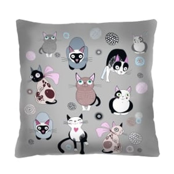 Bertoni Home Bertoni Home Unisex's Square Pillow Catnip