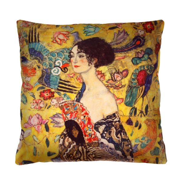 Bertoni Home Bertoni Home Unisex's Square Pillow Klimt Nostalgia