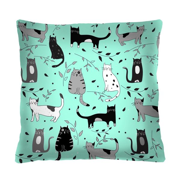 Bertoni Home Bertoni Home Unisex's Square Pillow Lazy Cats
