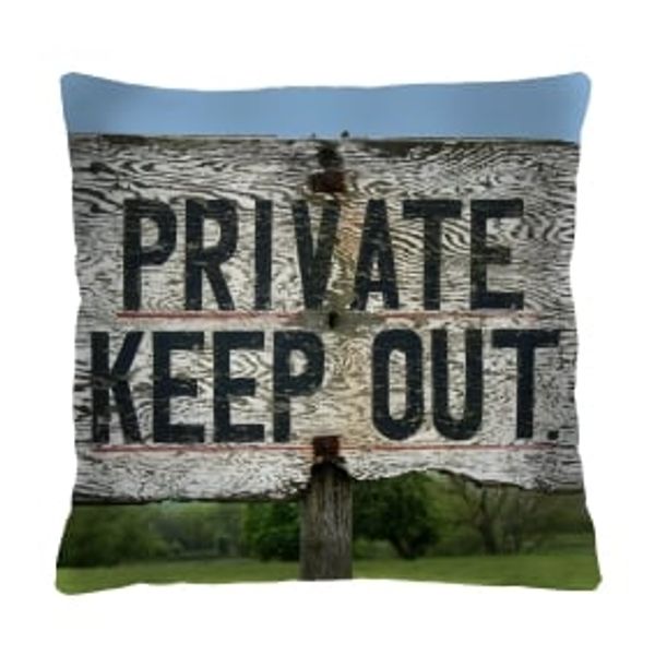 Bertoni Home Bertoni Home Unisex's Square Pillow Private