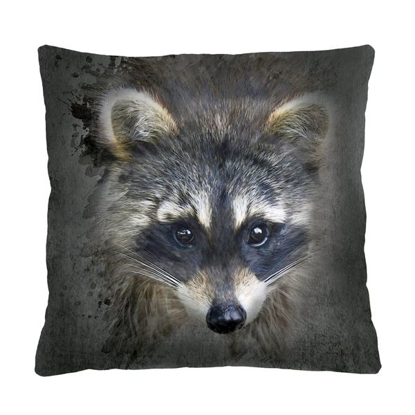 Bertoni Home Bertoni Home Unisex's Square Pillow Racoon
