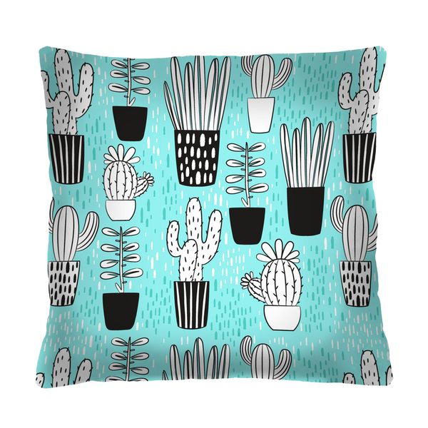 Bertoni Home Bertoni Home Unisex's Square Pillow Sukulent