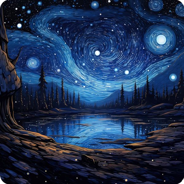 Bertoni Home Bertoni Home Unisex's Square Table Pad Blue Night Navy Blue