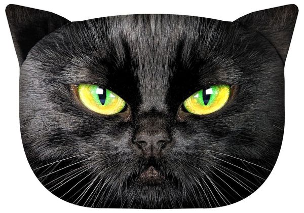 Bertoni Home Bertoni Home Unisex's Travel Cat Pillow With Rubber Nero