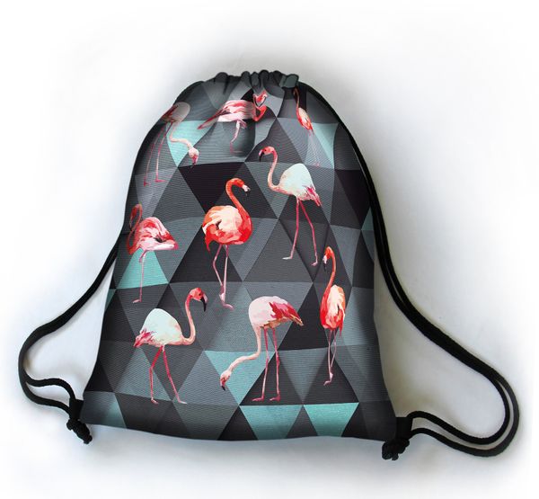 Bertoni Bertoni Unisex's Backpack Flamingi