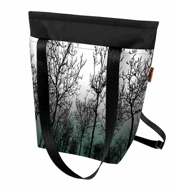 Bertoni Bertoni Unisex's Backpack/Bag 2in1 Forest Mood
