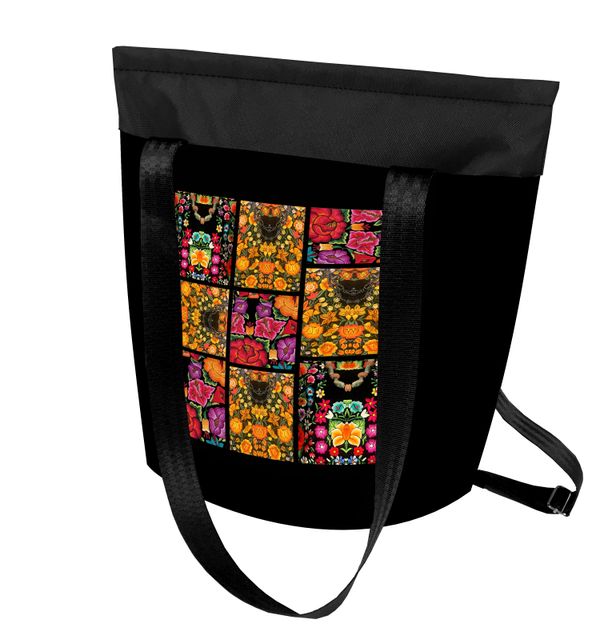 Bertoni Bertoni Unisex's Backpack/Bag 2in1 Frida Flowers