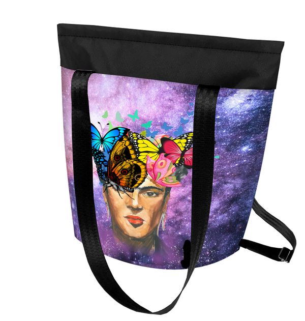 Bertoni Bertoni Unisex's Backpack/Bag 2in1 Sapia