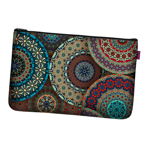 Bertoni Bertoni Unisex's Big Pocket Cosmetic Bag Casablanca