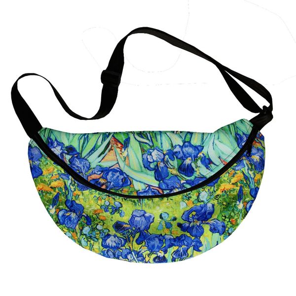 Bertoni Bertoni Unisex's Big Waist Bag Irises