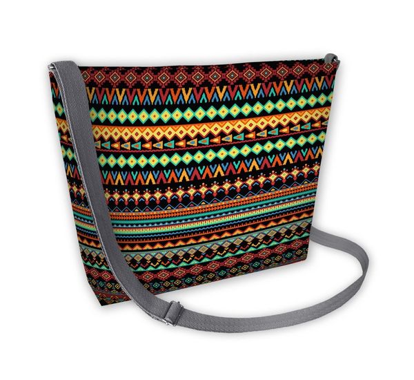 Bertoni Bertoni Unisex's Canvas Bag Samba Aztec