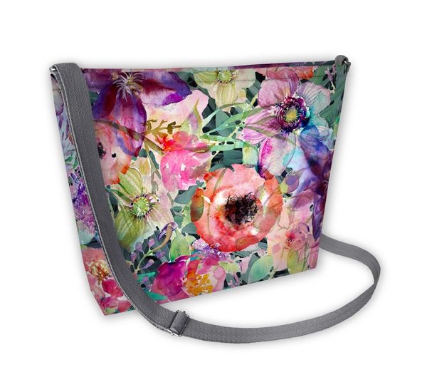 Bertoni Bertoni Unisex's Canvas Bag Samba Flora