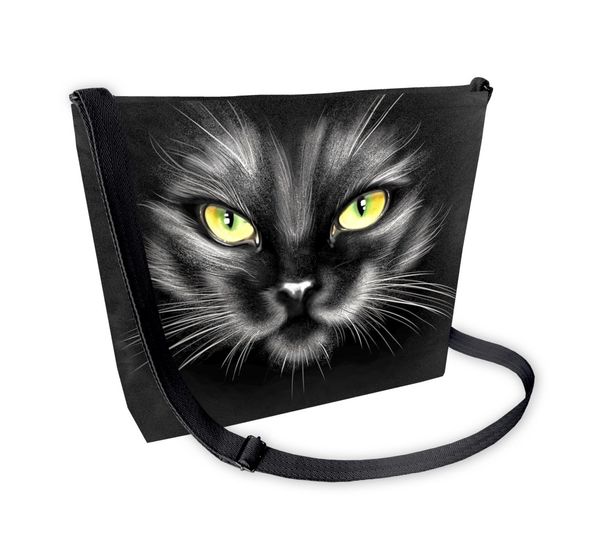 Bertoni Bertoni Unisex's Canvas Bag Samba Nero