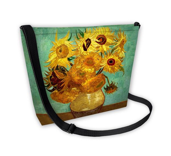 Bertoni Bertoni Unisex's Canvas Bag Samba Sunflowers