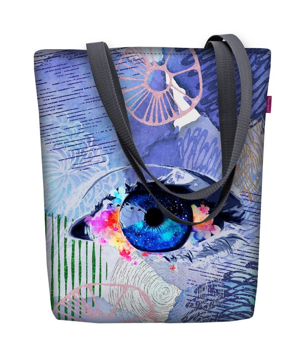 Bertoni Bertoni Unisex's Canvas Bag Sunny Eye