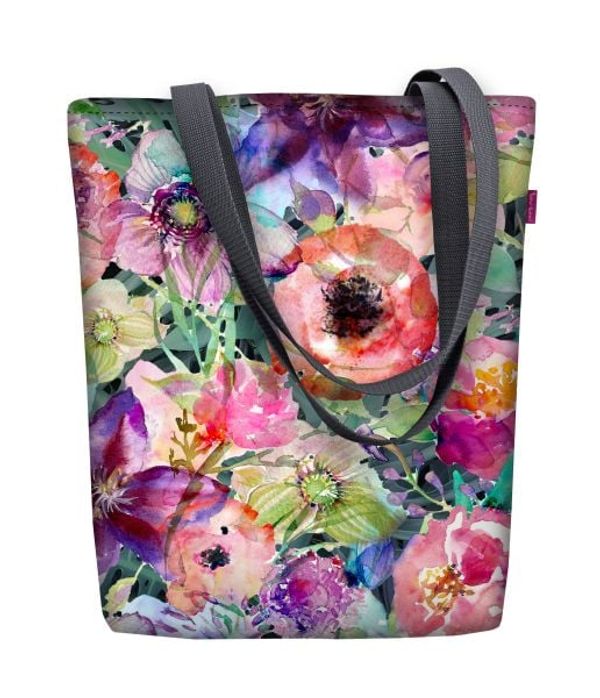 Bertoni Bertoni Unisex's Canvas Bag Sunny Flora