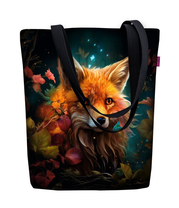 Bertoni Bertoni Unisex's Canvas Bag Sunny Fox