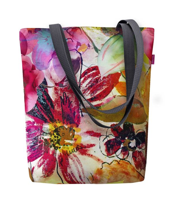 Bertoni Bertoni Unisex's Canvas Bag Sunny Garden
