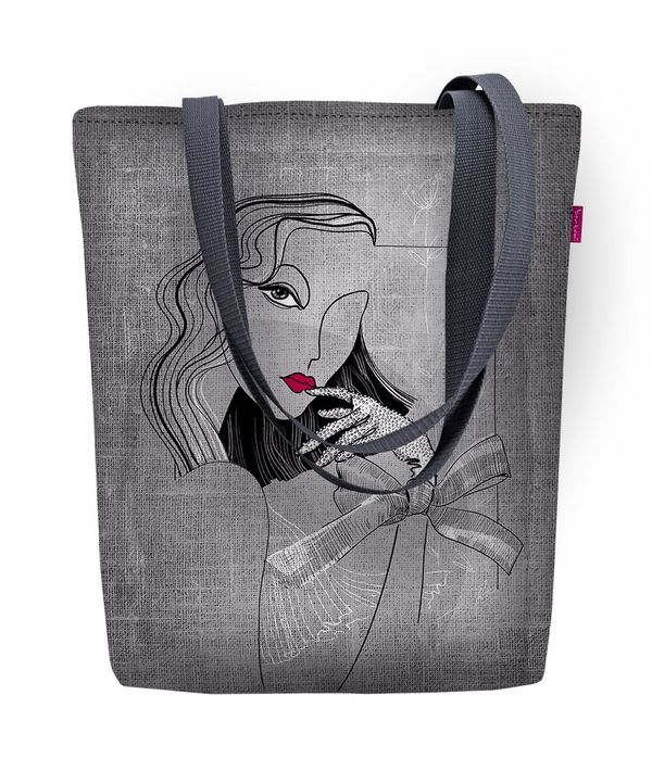 Bertoni Bertoni Unisex's Canvas Bag Sunny Paryżanka