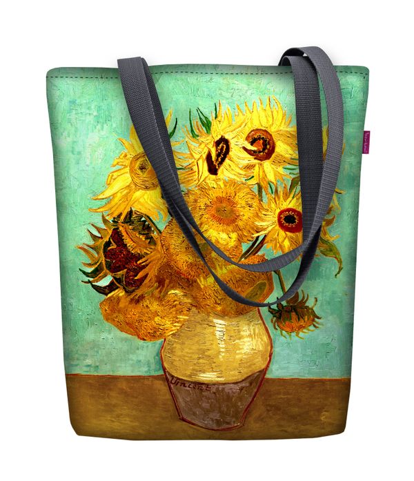 Bertoni Bertoni Unisex's Canvas Bag Sunny Sunflowers