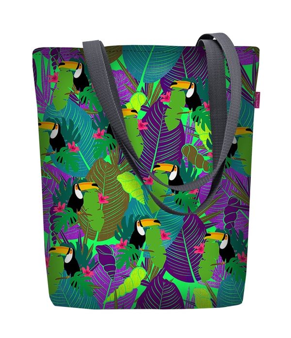 Bertoni Bertoni Unisex's Canvas Bag Sunny Tukan