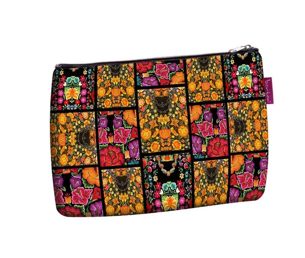 Bertoni Bertoni Unisex's Cosmetic Bag Solo Frida Flowers