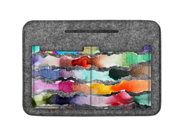 Bertoni Bertoni Unisex's Felt Bag Organiser Akwarel