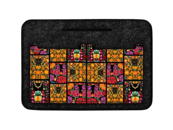 Bertoni Bertoni Unisex's Felt Bag Organiser Frida Flowers