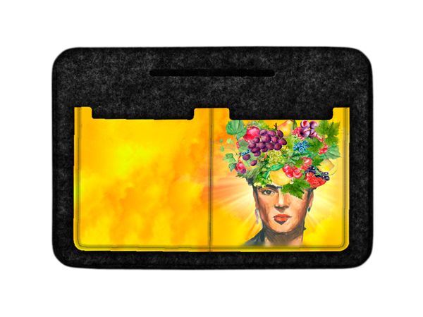 Bertoni Bertoni Unisex's Felt Bag Organiser Fructa