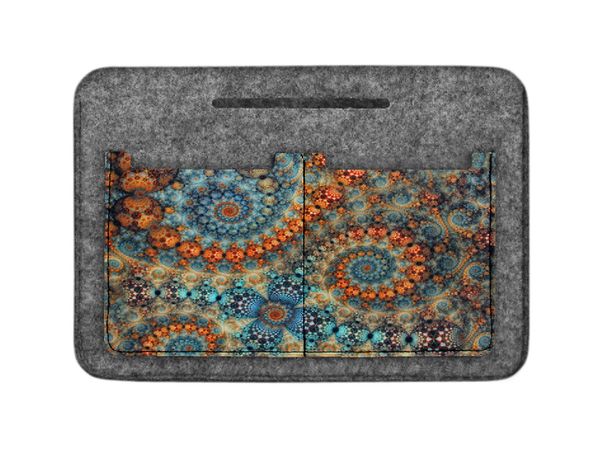 Bertoni Bertoni Unisex's Felt Bag Organiser Hypnotic