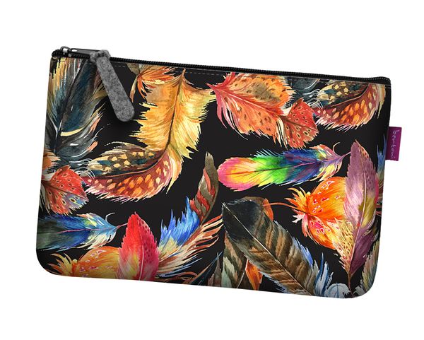 Bertoni Bertoni Unisex's Pocket Cosmetic Bag Plume