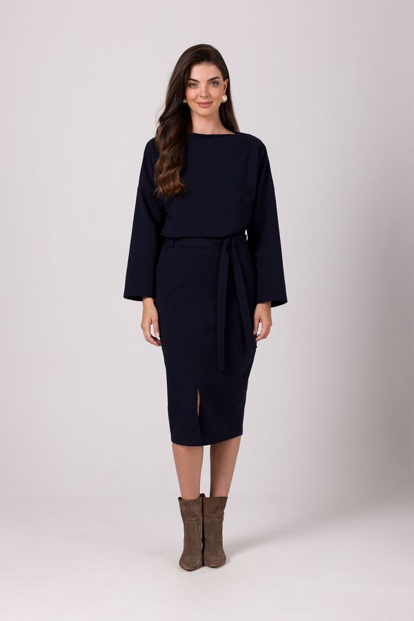 BeWear BeWear Woman's Dress B269 Navy Blue
